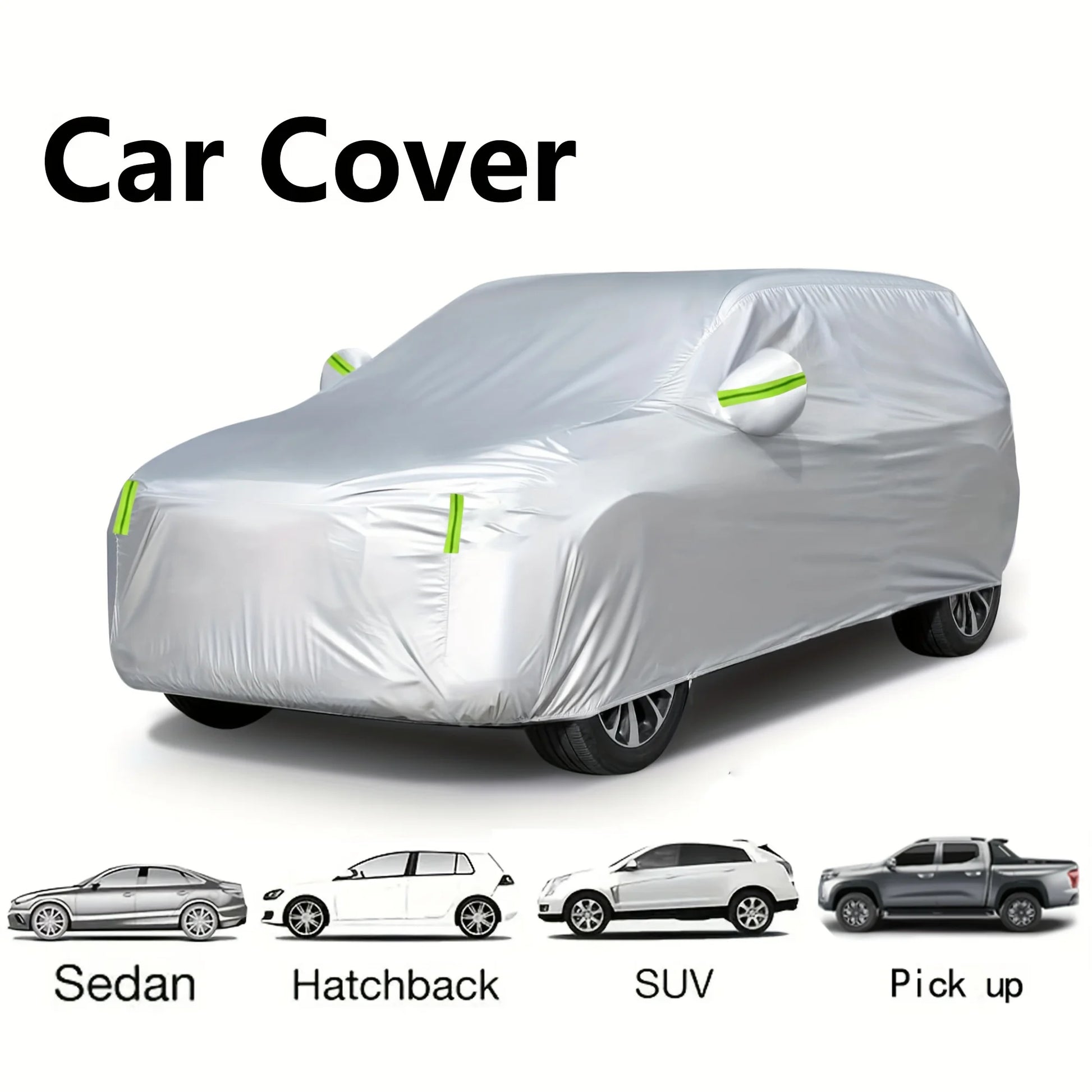Universal SUV Sedan Car Cover - Waterproof, Dustproof, UV Protection