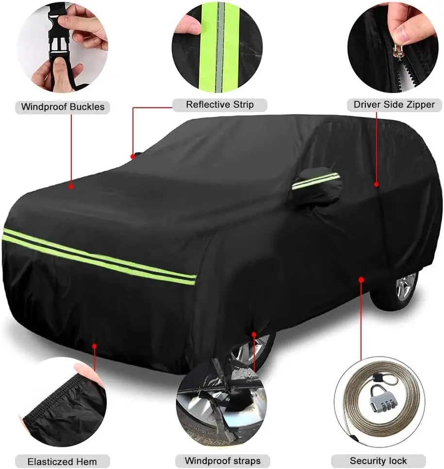 Waterproof Car Cover for Ford Focus Hatchback (1999-2025) - 6-Layer Protection