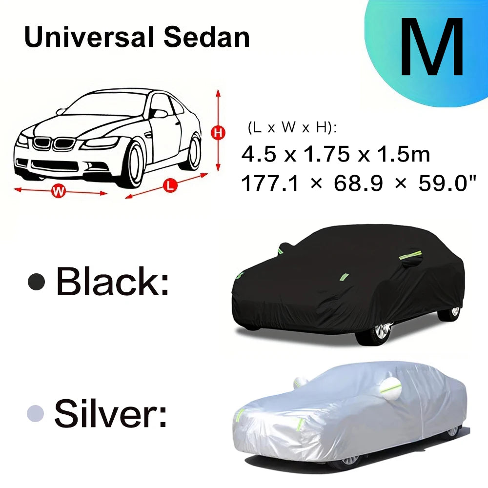 Universal SUV Sedan Car Cover - Waterproof, Dustproof, UV Protection