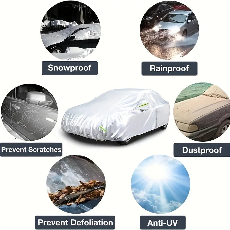 Universal SUV Sedan Car Cover - Waterproof, Dustproof, UV Protection