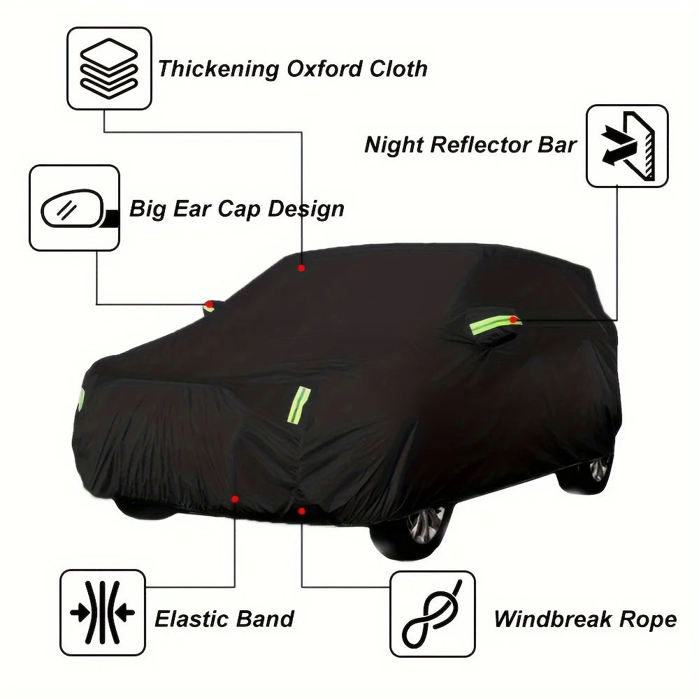 Universal SUV Sedan Car Cover - Waterproof, Dustproof, UV Protection